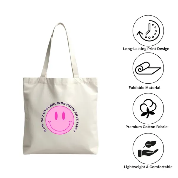 White_Everyday_Totebag,_For_Shopping_Collage_And_Office_Use_For_Womens