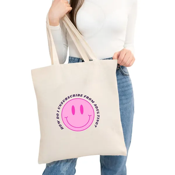 White_Everyday_Totebag,_For_Shopping_Collage_And_Office_Use_For_Womens