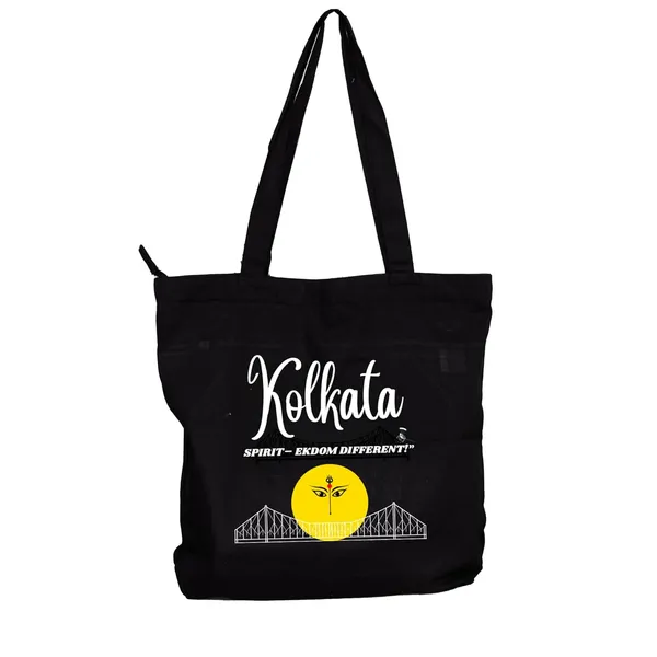 Black_Trending_Large_Canvas_Tote_Bag__|_Stylish_Cotton_Shoulder_Zipper_Bag_For_Office,_College,_Shopping_&_Daily_Use_|_15Kg_Load_Capacity_|_Waterproof_Lining|Organiser_Bag_(Zpgn013)_For_Unisex