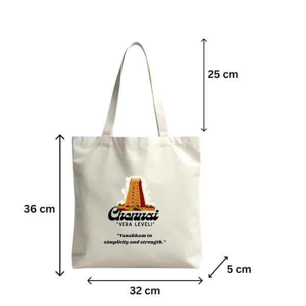 White_Trending_Canvas_Tote_Bag__|_Stylish_Cotton_Shoulder_Zipper_Bag_For_Office,_College,_Shopping_&_Daily_Use_|_(Zpcv-03Ow)_For_Unisex