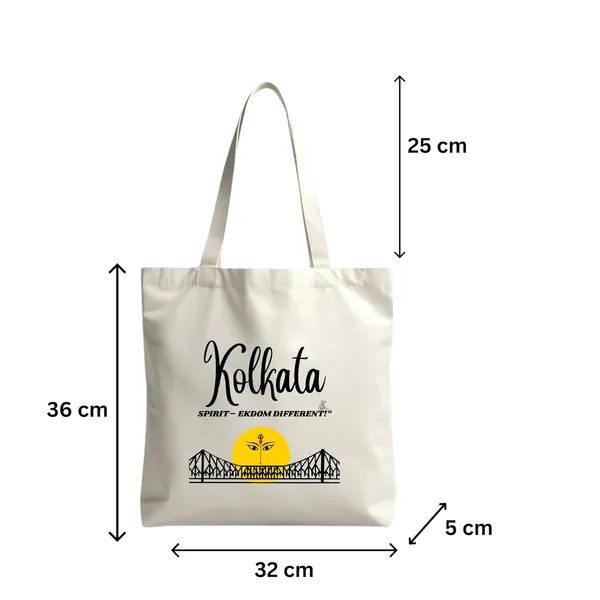 Kolkata_Canvas_Tote_Bag__|_Stylish_Cotton_Shoulder_Zipper_Bag_For_Office,_College,_Shopping_&_Daily_Use_|_(Zptb017)_For_Unisex