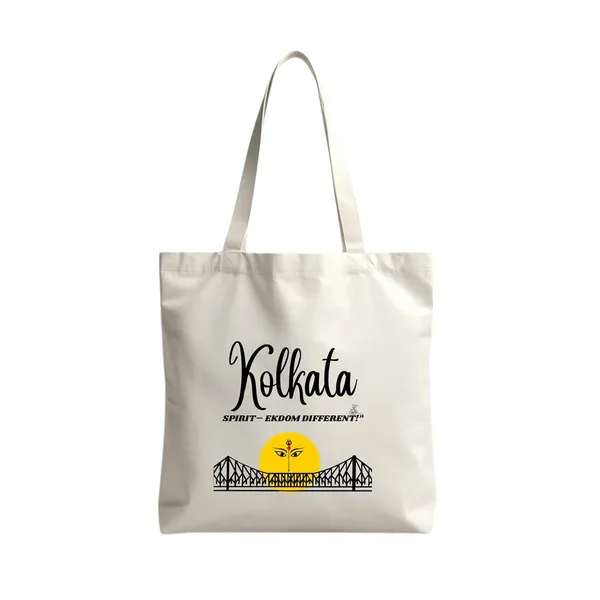 Kolkata_Canvas_Tote_Bag__|_Stylish_Cotton_Shoulder_Zipper_Bag_For_Office,_College,_Shopping_&_Daily_Use_|_(Zptb017)_For_Unisex