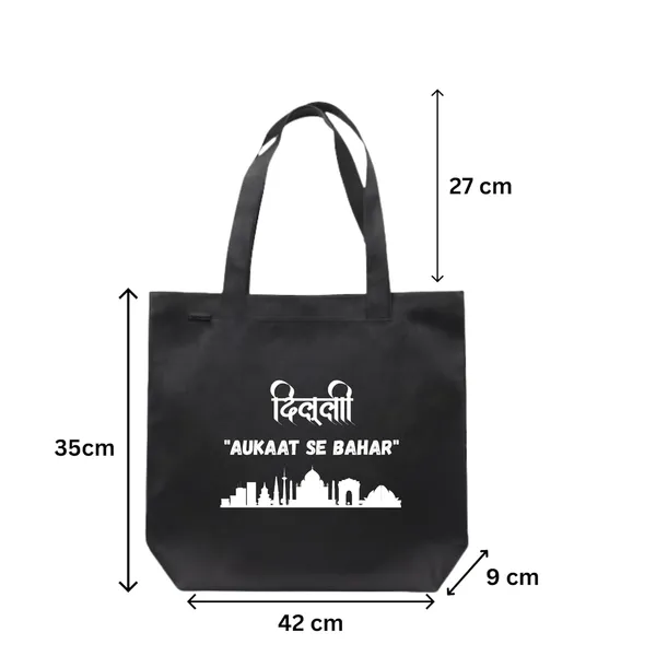 Black_Trending_Large_Canvas_Tote_Bag__|_Stylish_Cotton_Shoulder_Zipper_Bag_For_Office,_College,_Shopping_&_Daily_Use_|_15Kg_Load_Capacity_|_Waterproof_Lining|Organiser_Bag_(Zpcv-05B)_For_Unisex