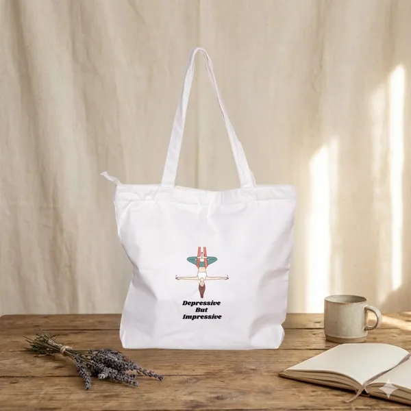 White_Trending_Large_Canvas_Tote_Bag__|_Stylish_Cotton_Shoulder_Zipper_Bag_For_Office,_College,_Shopping_&_Daily_Use_|_15Kg_Load_Capacity_|_Waterproof_Lining|Organiser_Bag_(Zpmh002-W)_For_Unisex
