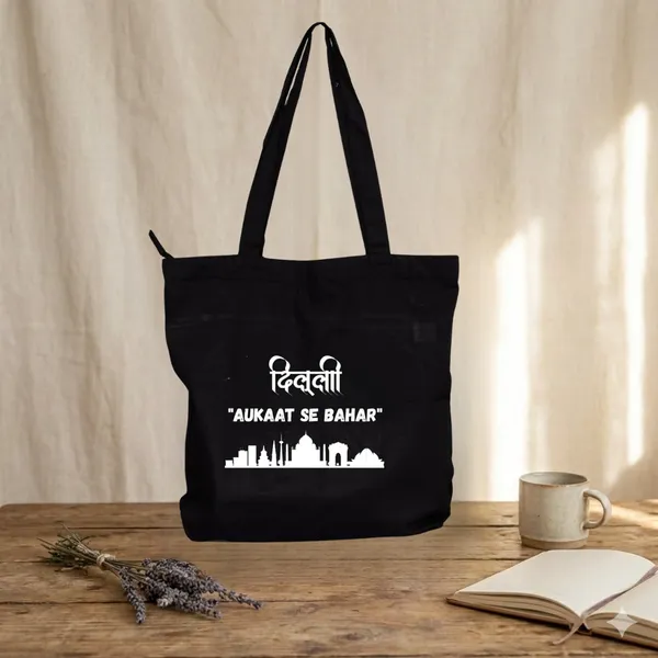 Black_Trending_Large_Canvas_Tote_Bag__|_Stylish_Cotton_Shoulder_Zipper_Bag_For_Office,_College,_Shopping_&_Daily_Use_|_15Kg_Load_Capacity_|_Waterproof_Lining|Organiser_Bag_(Zpcv-05B)_For_Unisex