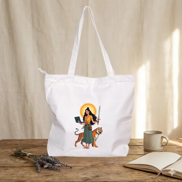 White_Everyday_Large_Totebag,_For_Shopping_Collage_And_Office_Use_For_Womens