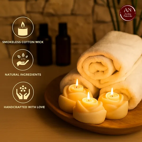 White_Soy_Wax_Scented_Rose_Shape_Mulberry_Vanilla_Fragrance_Candle_Pack_Of_1