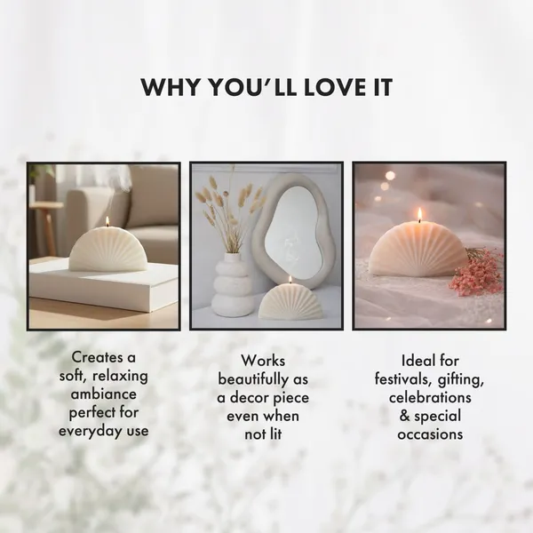 White_Seashell_Soy_Wax_Scented_Candle_For_Home_Decor_&_Gifting_Pack_Of_2