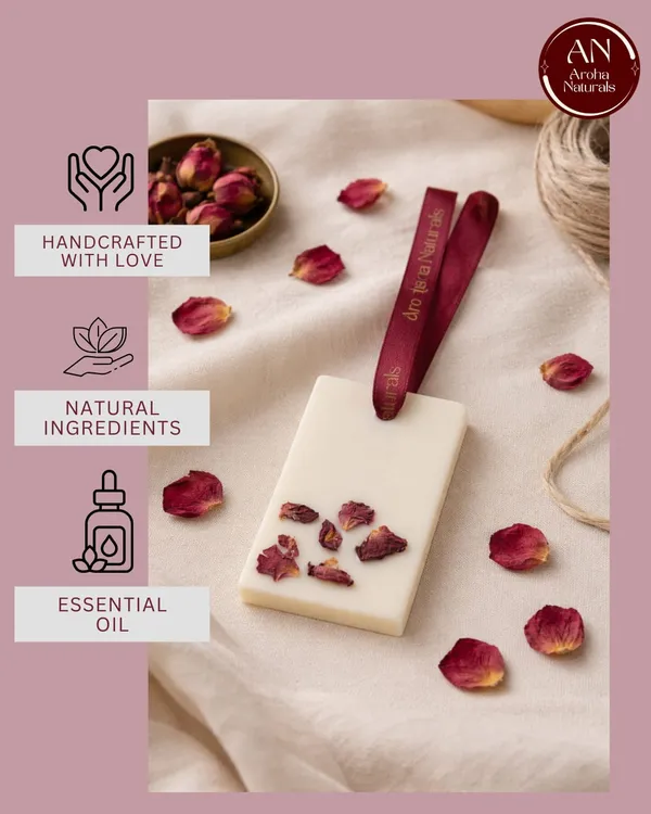White_Wax_tablet_Rose_Pack_Of_2_For_Hpme_Decor