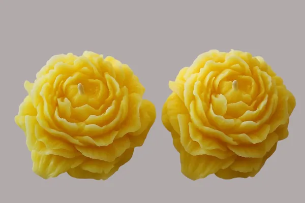 Yellow_Handcrafted_Soy_Wax_Candle_Flower_Shape_Scented_Candle_With_Fragrance_Pack_Of_2