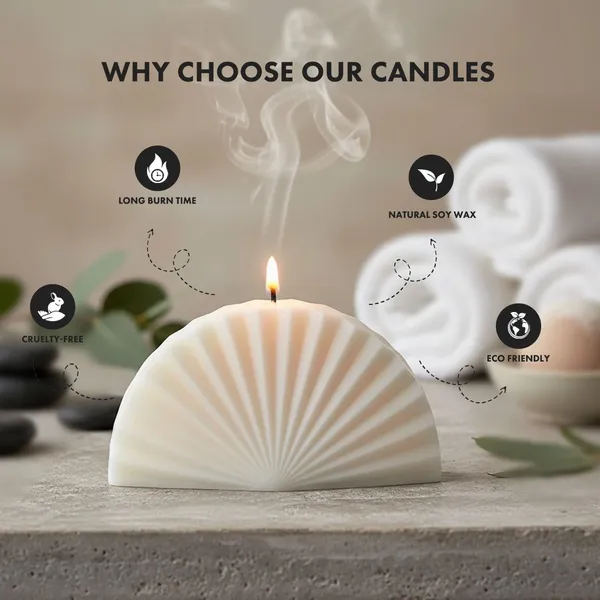 White_Seashell_Soy_Wax_Scented_Candle_For_Home_Decor_&_Gifting