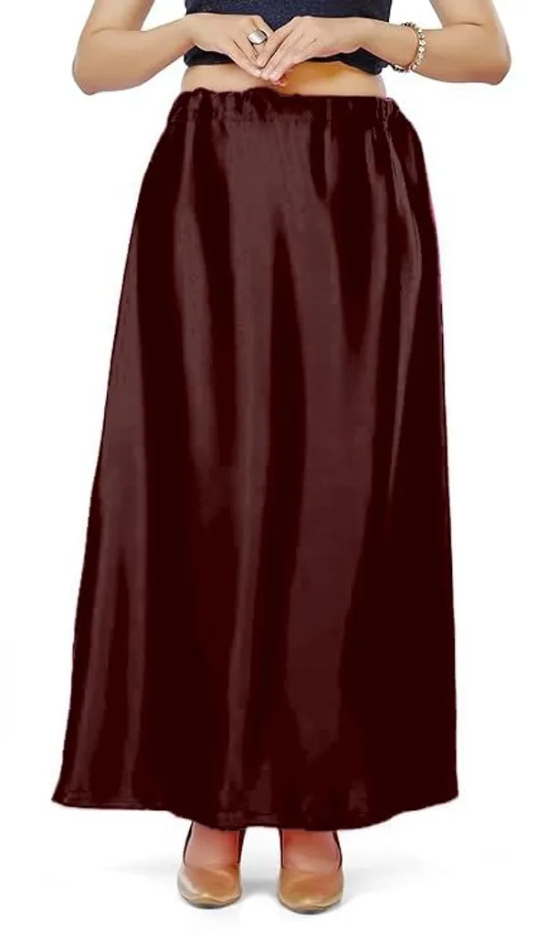 Wine_Satin_Petticoat_For_Women