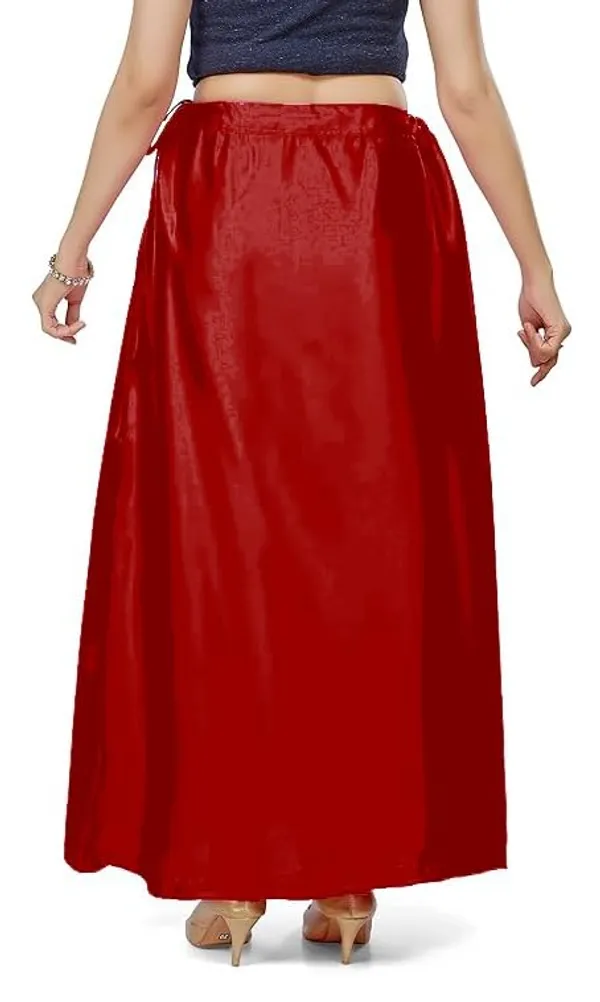 Maroon_Satin_Petticoat_For_Women
