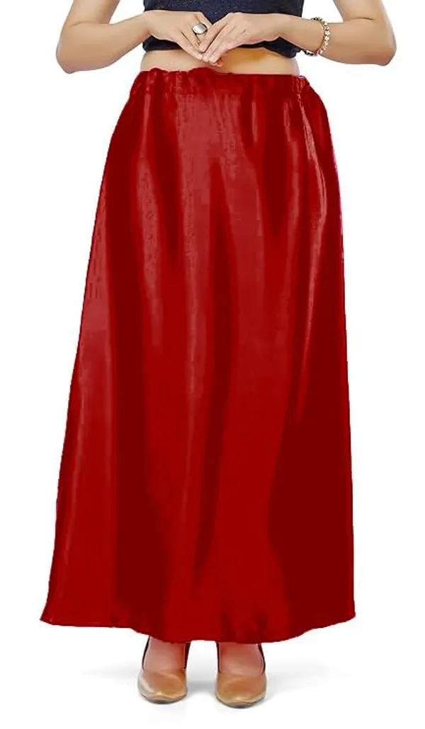 Maroon_Satin_Petticoat_For_Women