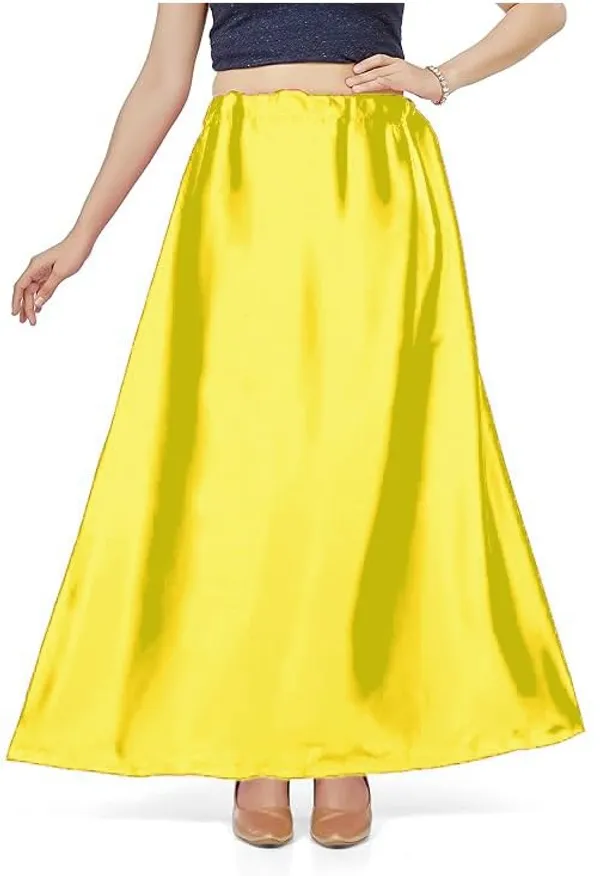 Lemon_Yellow_Satin_Petticoat_For_Women