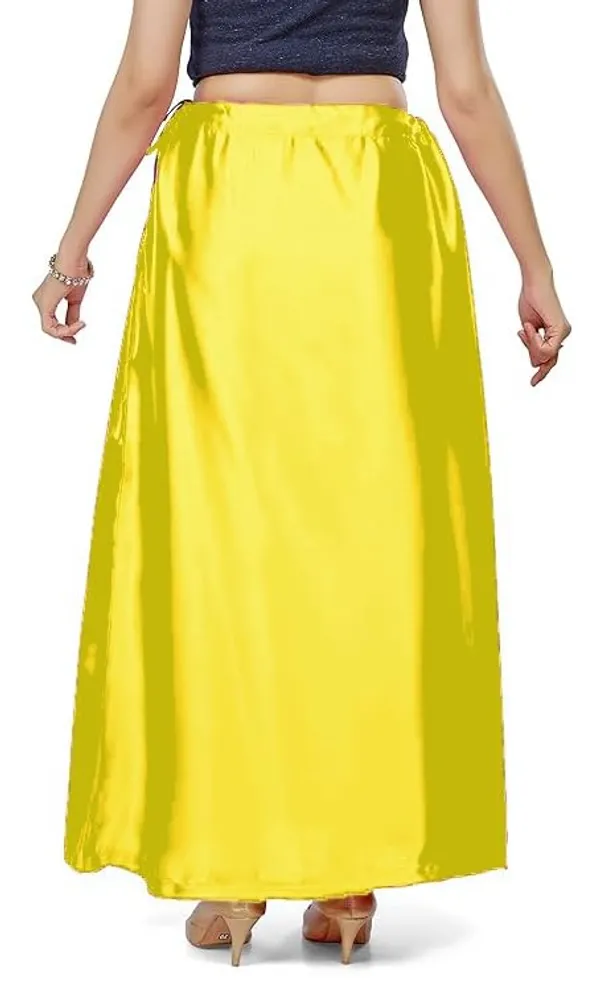 Lemon_Yellow_Satin_Petticoat_For_Women