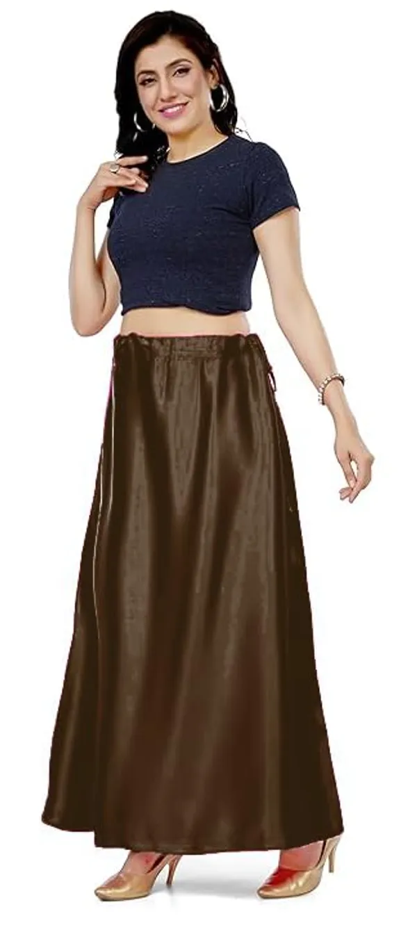 Coffee_Satin_Petticoat_For_Women
