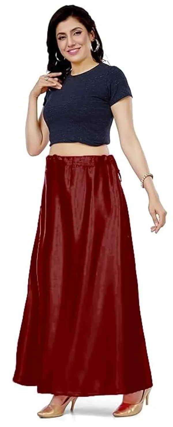 Dark_Maroon_Satin_Petticoat_For_Women