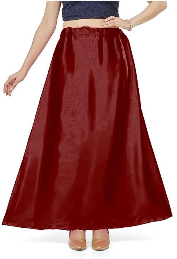 Dark_Maroon_Satin_Petticoat_For_Women