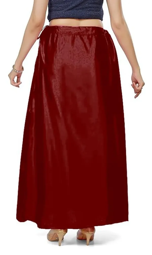 Dark_Maroon_Satin_Petticoat_For_Women