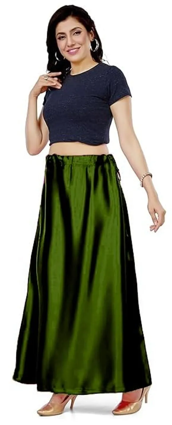 Green_Satin_Petticoat_For_Women