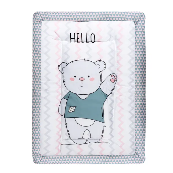 Grey_3_Pillows_&_Teddy_Bear_Character_Cotton_Baby_Bed_for_0-1_Year_BB106