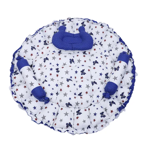 Blue_Mosquito_Protection_Net_Cotton_Baby_Bed_for_0-6_Month_BB20