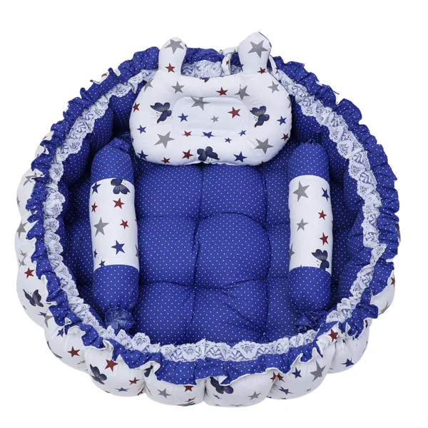 Blue_Mosquito_Protection_Net_Cotton_Baby_Bed_for_0-6_Month_BB20