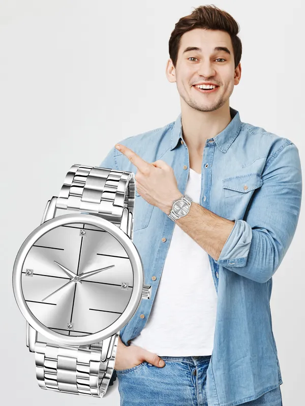 Silver_Standard_Analog_Watch_For_Men_LR119