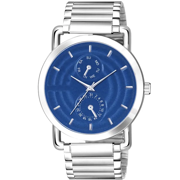 Blue_3D_Embossed_Stainless_Steel_Analog_Watch_For_Men_LR122