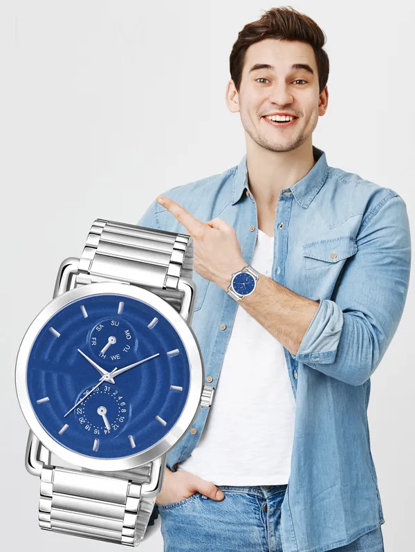 Blue_3D_Embossed_Stainless_Steel_Analog_Watch_For_Men_LR122