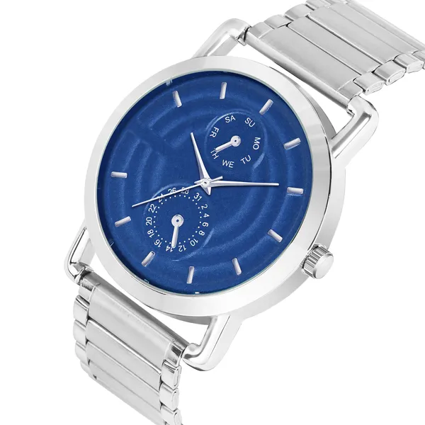 Blue_3D_Embossed_Stainless_Steel_Analog_Watch_For_Men_LR122