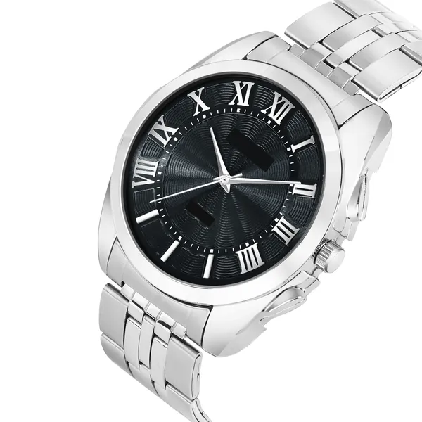 Black_3D_Roman_Stainless_Steel_Analog_Watch_For_Men_LR125