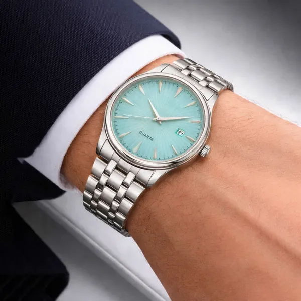 Peacock_Green_Classic_Dial_Watch_175