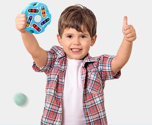 2-in-1_Fidget_Spinner_Magic_Cube_Puzzle_-_Rotating_Magic_Bean_Color_Sorting_Toy_for_Stress_Relief,_Focus_&_Brain_Exercise_for_Kids
