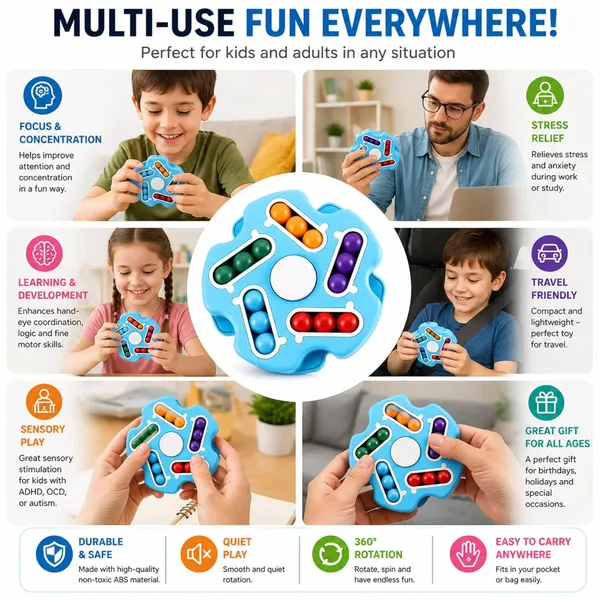 2-in-1_Fidget_Spinner_Magic_Cube_Puzzle_-_Rotating_Magic_Bean_Color_Sorting_Toy_for_Stress_Relief,_Focus_&_Brain_Exercise_for_Kids