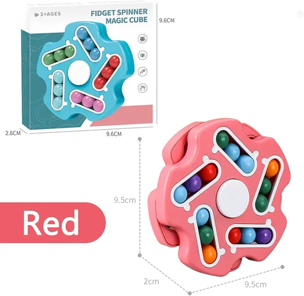 2-in-1_Fidget_Spinner_Magic_Cube_Puzzle_-_Rotating_Magic_Bean_Color_Sorting_Toy_for_Stress_Relief,_Focus_&_Brain_Exercise_for_Kids