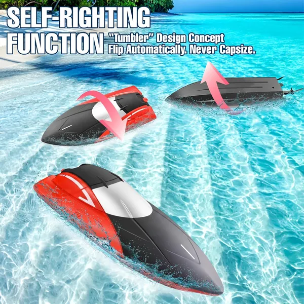 _High-Speed_Remote_Control_Boat_-_15km/h_RC_Speed_Boat_with_100_Mins_Long_Battery_Life,_Dual_Engine_&_80m_Range_for_Pools_&_Lakes
