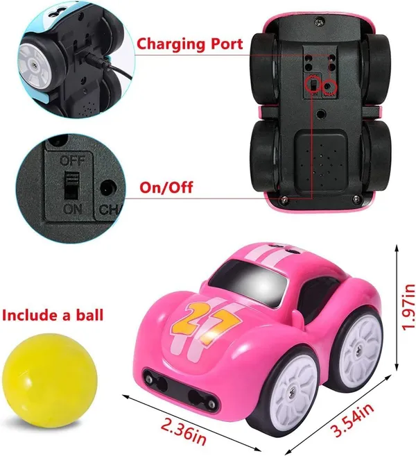 4-in-1_Smart_Intelligent_Sensor_RC_Car_-_Multi-Functional_Follow_Mode,_Obstacle_Escape_&_Black_Line_Track_Following_Toy_Car_for_Kids