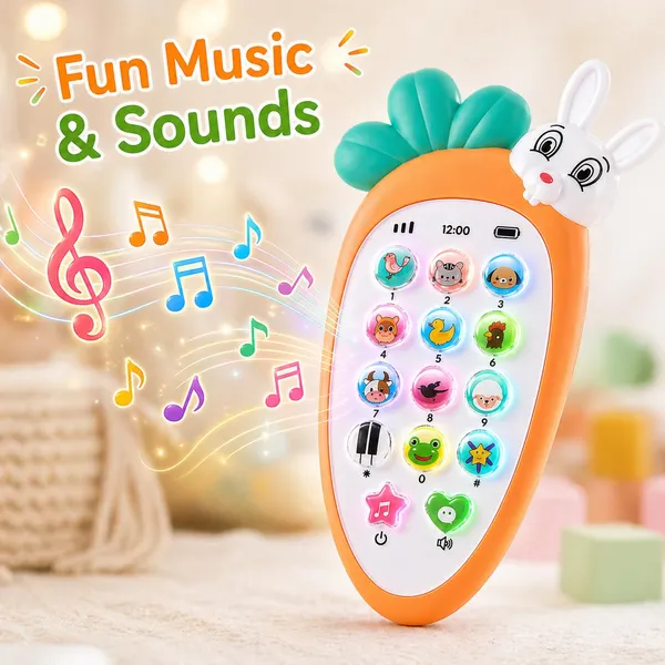 Kids_Musical_Mobile_Toy_Phone_-_Carrot_Shape_Early_Educational_Mobile_with_Songs_MIDI,_Chat_Buttons_&_3_Sound_Modes_for_Toddlers_Boys_&_Girls