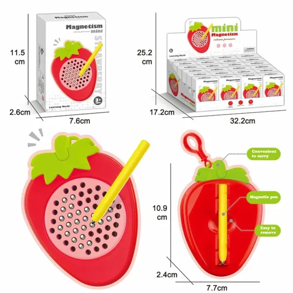 Mini_Magnetism_Strawberry_Pressure_Release_Toy_-_Portable_Magnetic_Drawing_Pad_&_Fidget_Keychain_Board_for_Kids_Ages_3+