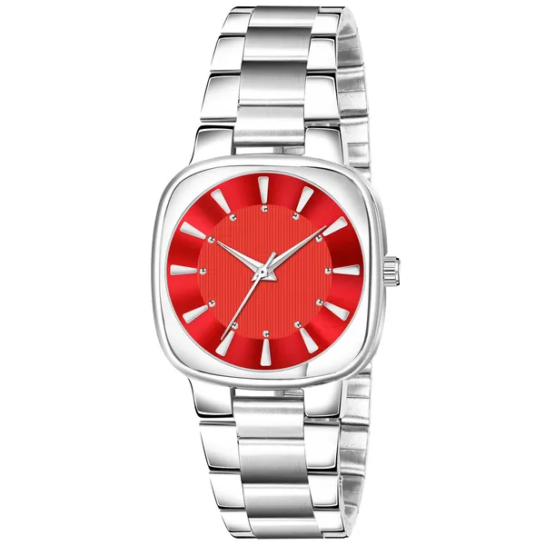 New_Trending_Red-Silver_Round_Braclet_Professional_LR304