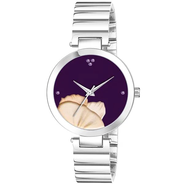 New_Trending_Purple-Silver_Round_Braclet_Colorfull_Flower_LR311