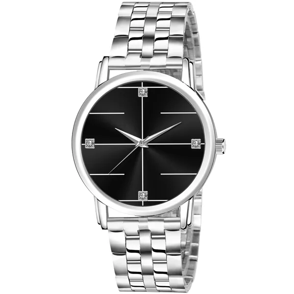 New_Trending_Black-Silver_Round_Braclet_Professional_Diamond_Studed_LR320