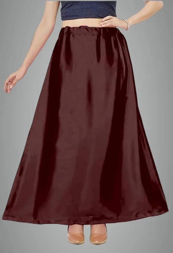 Wine_Satin_Petticoat_For_Women