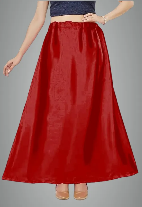Maroon_Satin_Petticoat_For_Women