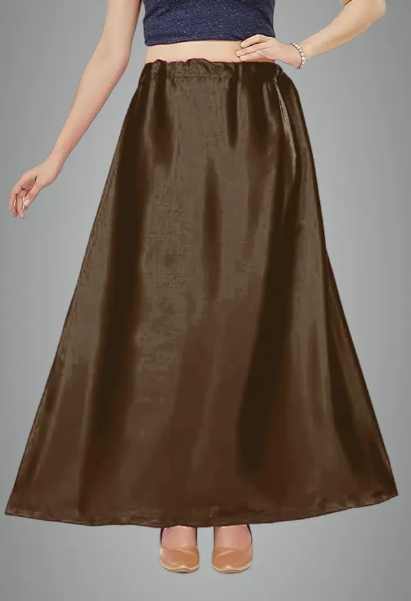 Coffee_Satin_Petticoat_For_Women