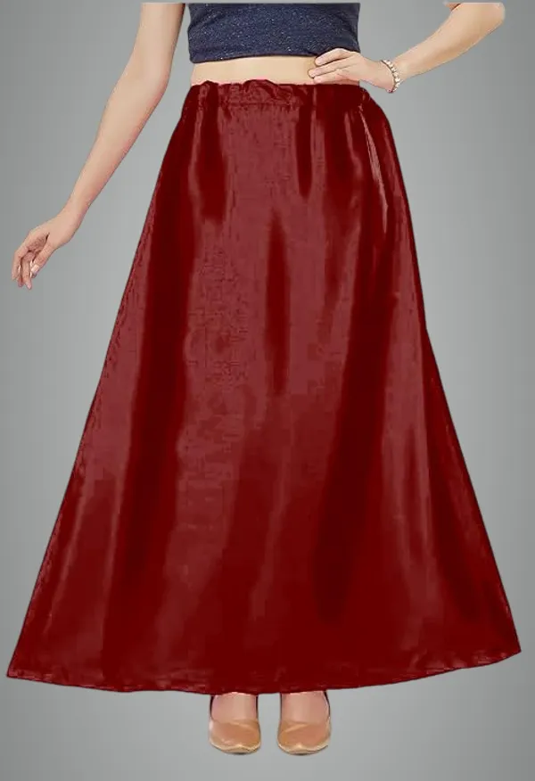Dark_Maroon_Satin_Petticoat_For_Women