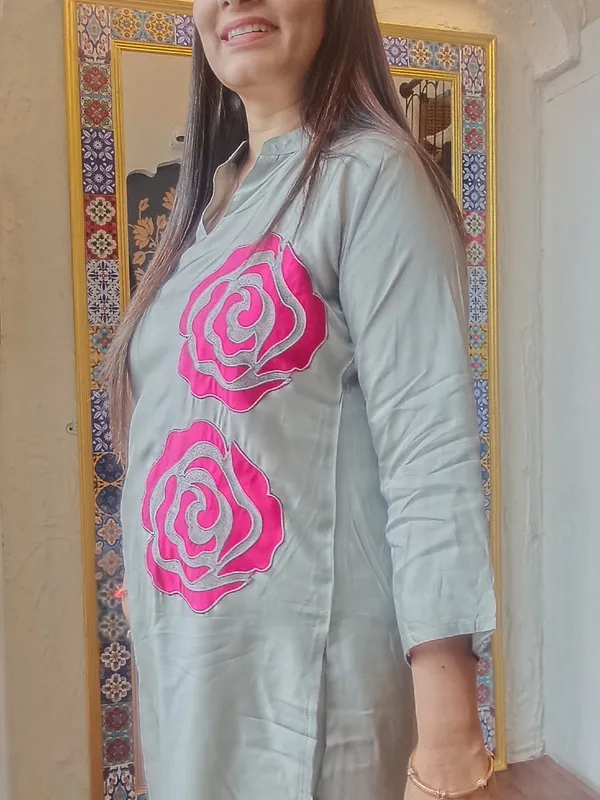 Light_Grey_Bloom_Co-Ords_Set_For_Women