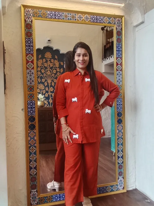 Rust_Orange_Rustic_Mood_Co-Ord_Set_For_Women